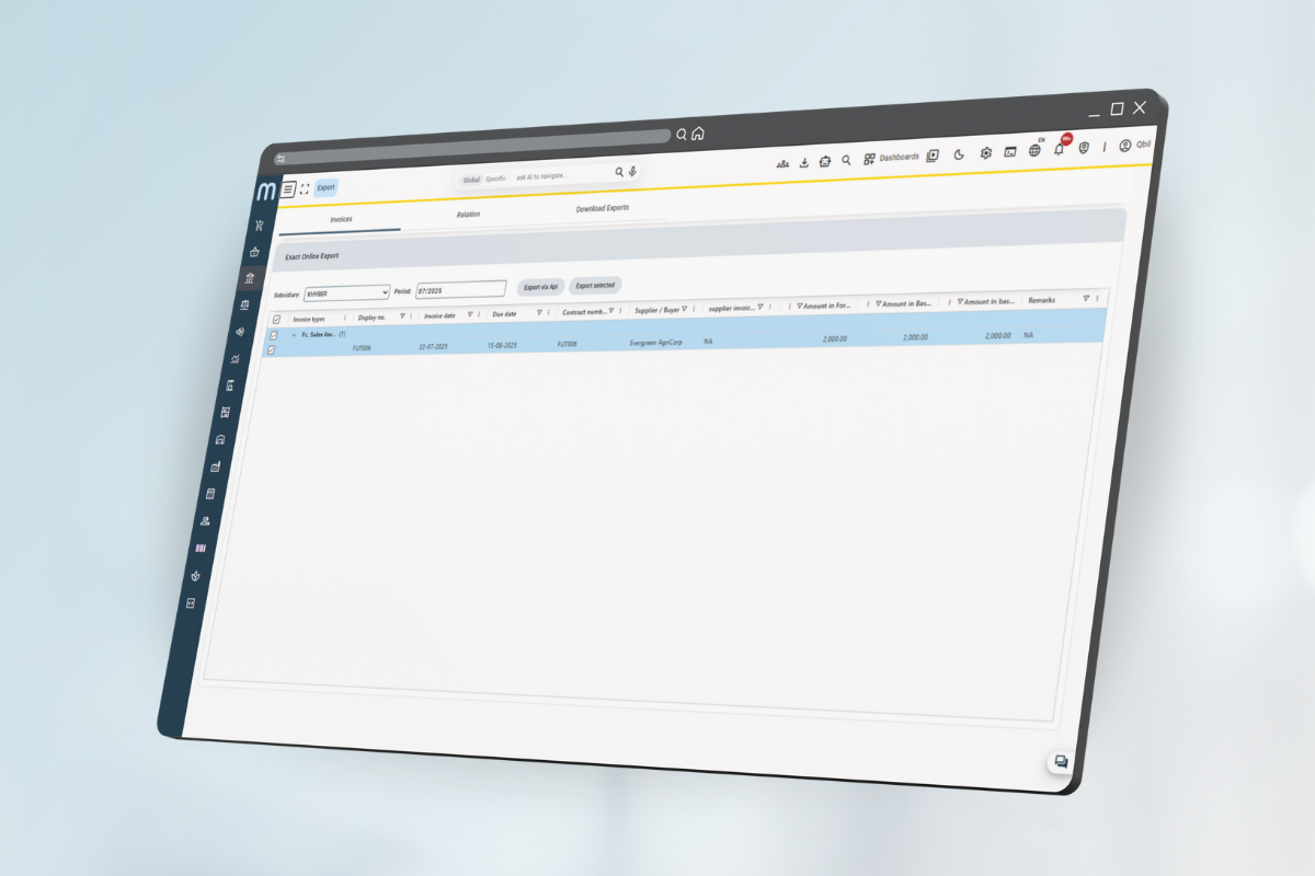 moo export Exact API